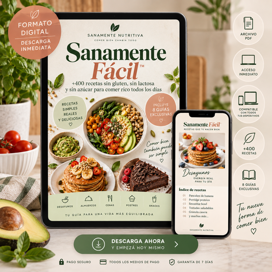 Sanamente Fácil – Recetas Saludables fáciles y sin Restricciones
